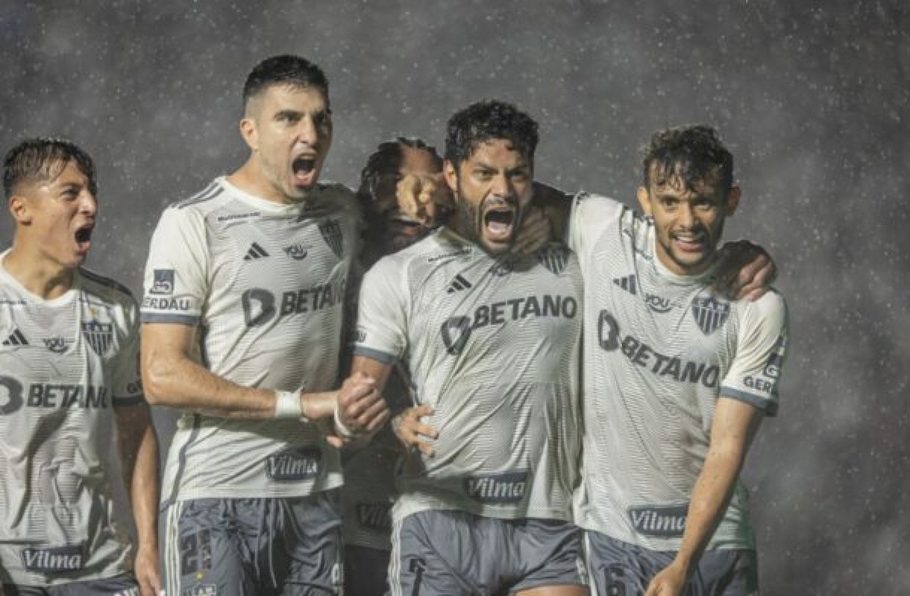 Hulk classifica o Atlético para a final da Copa do Brasil  Quem venha mais na semifinal da Libertadores -  (crédito: Foto: Pedro Souza / Atlético)