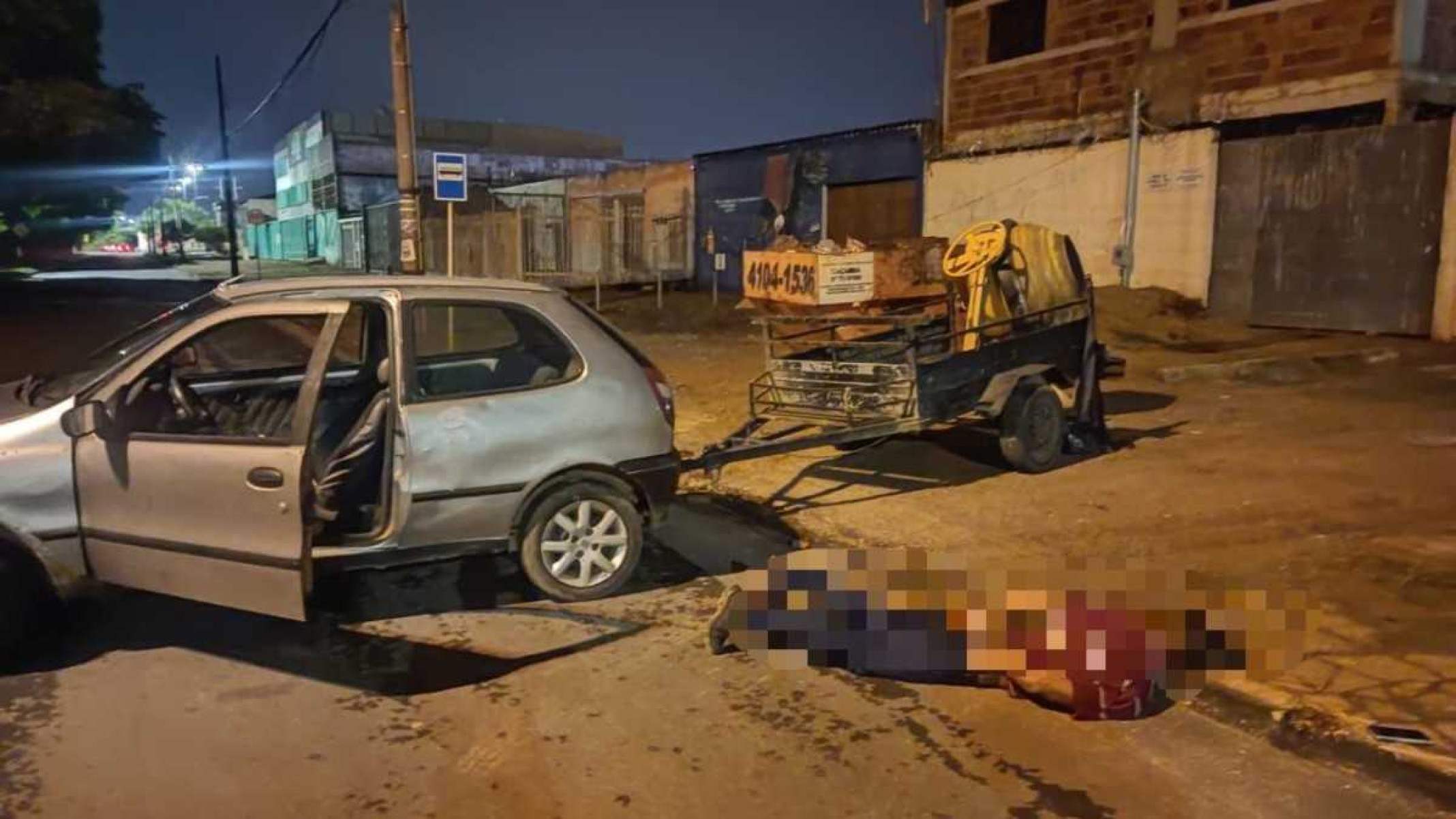 Dois suspeitos tentam furtar betoneira em canteiro de obras em Ceilândia