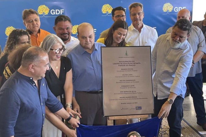 Centro de Ensino Infantil Parque Riacho é inaugurado -  (crédito: Davi Cruz/CB/DA Press)