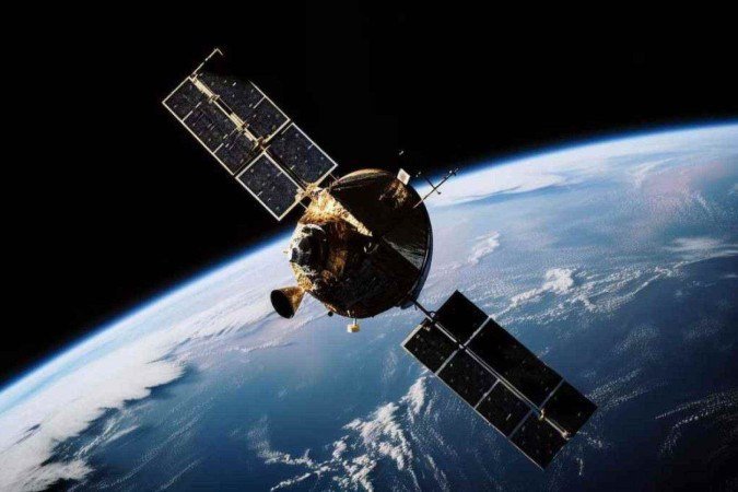 Intelsat 33e foi lançado ao espaço em 2016, pesando 6 mil quilos e utilizado para telecomunicações - (crédito: Reprodução/Freepik) Intelsat 33e foi lançado ao espaço em 2016, pesando 6 mil quilos e utilizado para telecomunicações - (crédito: Reprodução/Freepik)