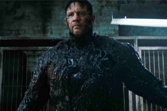 Tom Hardy é também é roteirista de Venom: a última rodada -  (crédito: Sony/ Divulgação)