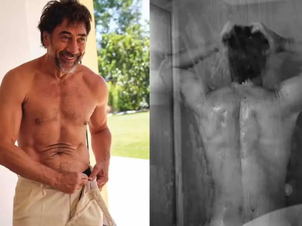 Penélope Cruz fotografa o marido Javier Bardem pelado e até no chuveiro