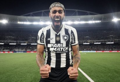 Goleada do Botafogo gera recorde para Globo na Libertadores -  (crédito: Foto: Vitor Silva/Botafogo)