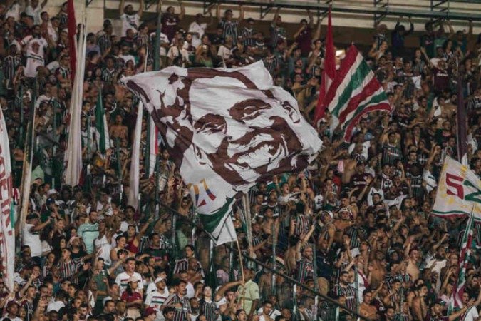 Torcida do Fluminense tem sido fundamental para a arrancada no Brasileirão -  (crédito: Foto: Marcelo Gonçalves/Fluminense)