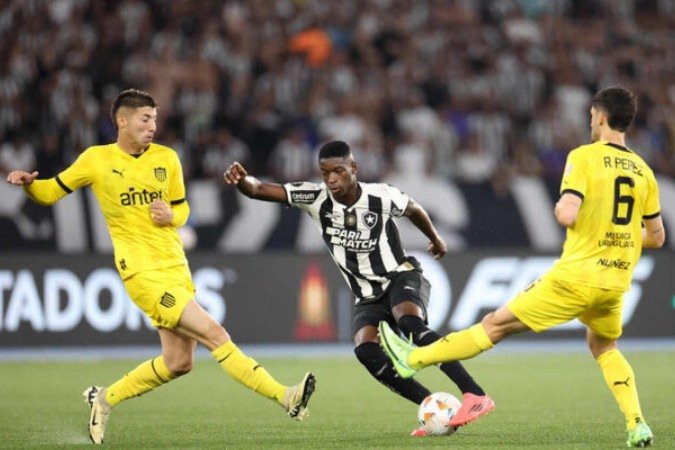 Luiz Henrique brilha em vitória do Botafogo pela Libertadores -  (crédito: Foto: Vitor Silva/Botafogo)