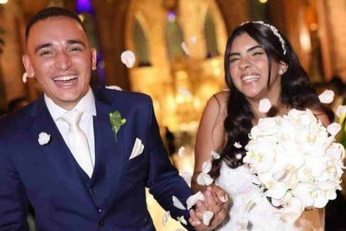 Ary Mirelle proibiu amigos de infância de João Gomes em seu casamento -  (crédito: Reprodução Instagram)