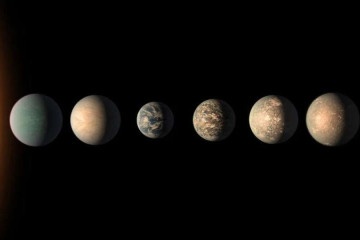 O Sistema Trappist-1 é o sistema planetário mais semelhante ao Sistema Solar  -  (crédito: NASA/JPL-Caltech)