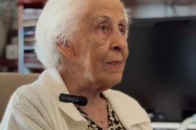 A professora Iraci Borges morreu neste domingo (27/10), aos 100 anos -  (crédito: Divulgação/Prefeitura de Trindade)