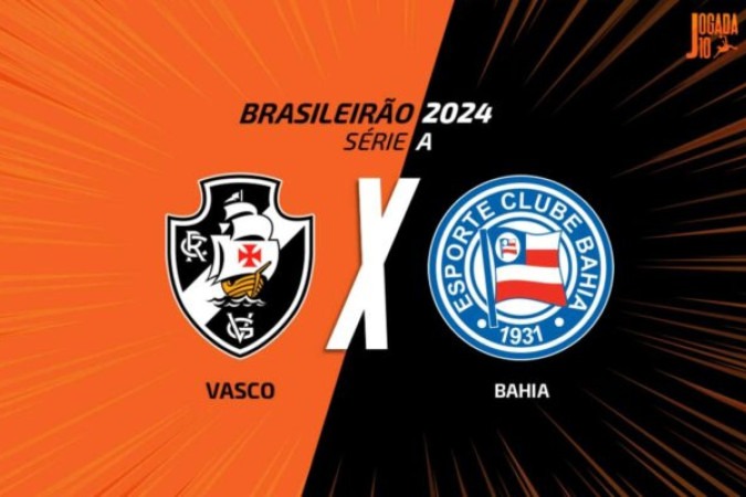 Vasco x Bahia: onde assistir, escalações e arbitragem -  (crédito: Foto: Arte/Jogada10)