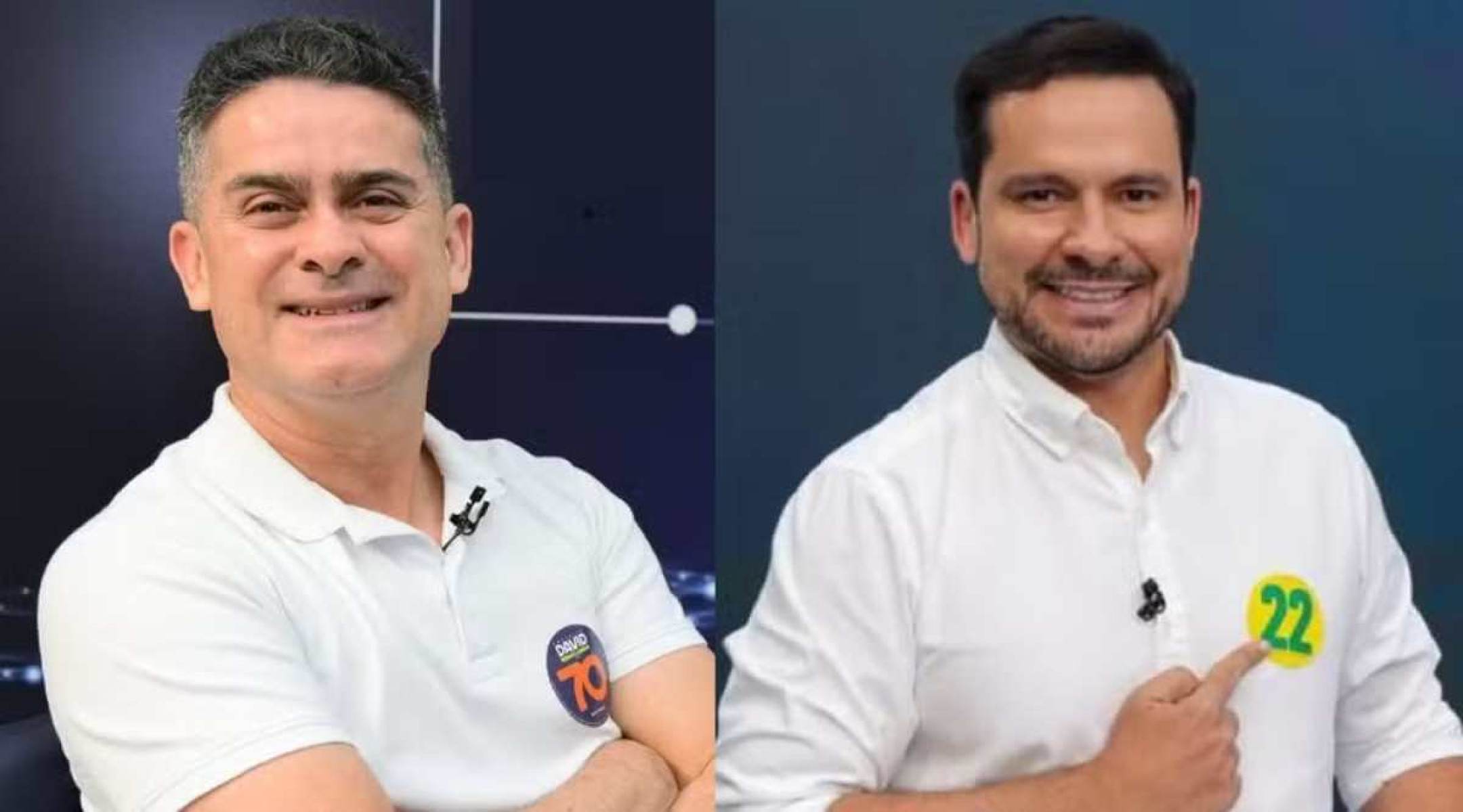 Candidatos Alberto Neto e David Almeida votam no segundo turno em Manaus