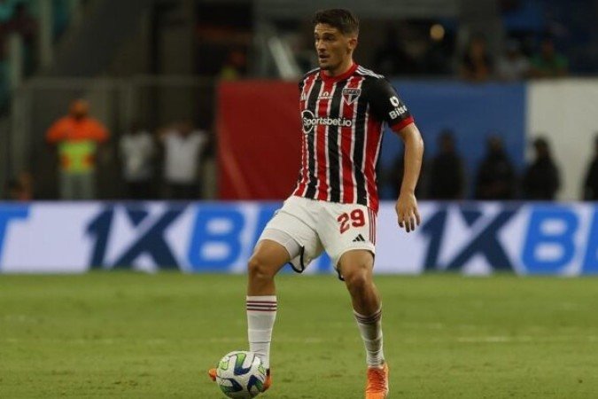 Pablo Maia comenta período de lesão no São Paulo: ‘Evolução está boa’ -  (crédito: Foto: Erico Leonan/São Paulo)
