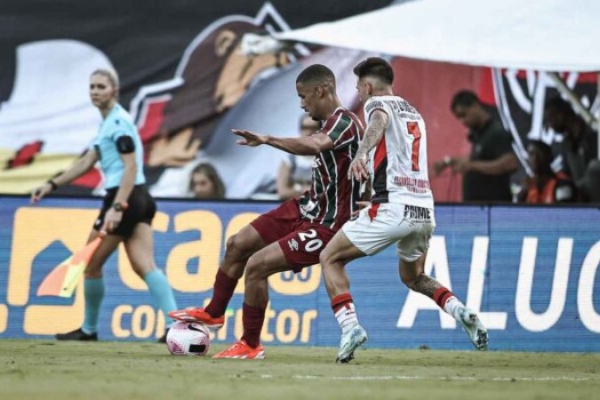  Salvador, Bahia, Brasil - 29/09/2024 - Est..dio Manoel Barradas -   .Fluminense enfrenta o Vit..ria, nesta tarde no est..dio Manoel Barradas pela trig..sima primeira rodada do Campeonato Brasileiro 2024.. FOTO: MARCELO GON..ALVES / FLUMINENSE F.C....IMPORTANTE: Imagem destinada a uso institucional e divulga....o, seu.uso comercial est.. vetado incondicionalmente por seu autor e o.Fluminense Football Club... obrigat..rio mencionar o nome do autor ou.usar a imagem....IMPORTANT: Image intended for institutional use and distribution..Commercial use is prohibited unconditionally by its author and.Fluminense Football Club. It is mandatory to mention the name of the.author or use the image....IMPORTANTE: Im..gen para uso solamente institucional y distribuici..n. El.uso comercial es prohibido por su autor y por el Fluminense FootballClub. ...s mandat..rio mencionar el nombre del autor ao usar el im..gen.
     -  (crédito:  Marcelo Gonçalves / Fluminense )