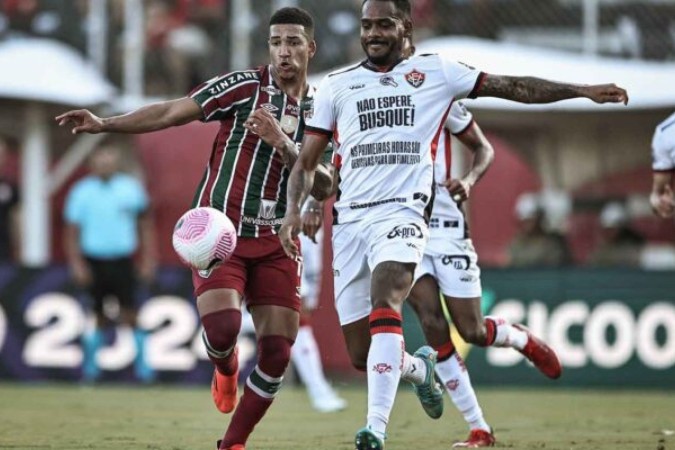  Salvador, Bahia, Brasil - 29/09/2024 - Est..dio Manoel Barradas -   .Fluminense enfrenta o Vit..ria, nesta tarde no est..dio Manoel Barradas pela trig..sima primeira rodada do Campeonato Brasileiro 2024.. FOTO: MARCELO GON..ALVES / FLUMINENSE F.C....IMPORTANTE: Imagem destinada a uso institucional e divulga....o, seu.uso comercial est.. vetado incondicionalmente por seu autor e o.Fluminense Football Club... obrigat..rio mencionar o nome do autor ou.usar a imagem....IMPORTANT: Image intended for institutional use and distribution..Commercial use is prohibited unconditionally by its author and.Fluminense Football Club. It is mandatory to mention the name of the.author or use the image....IMPORTANTE: Im..gen para uso solamente institucional y distribuici..n. El.uso comercial es prohibido por su autor y por el Fluminense FootballClub. ...s mandat..rio mencionar el nombre del autor ao usar el im..gen.
     -  (crédito:  Marcelo Gonçalves / Fluminense )