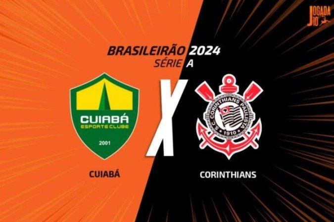 Cuiabá x Corinthians, AO VIVO, com a Voz do Esporte, às 17h30 -  (crédito: Foto: Arte Jogada10)