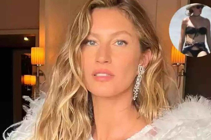 Gisele Bündchen: Ex-ator da Globo já havia revelado gravidez -  (crédito: TMJBrazil)