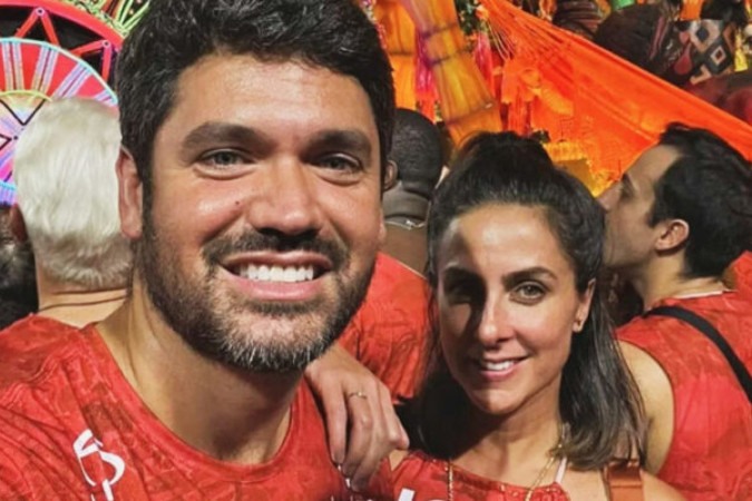  Marcelo Courrege e Carol Barcellos  - Reprodu....o de Instagram
     -  (crédito: Foto: Reprodução/Instagram)