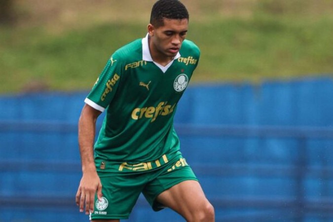  Partida entre SE Palmeiras e Novorizontino, v..lida pela ida da semifinal do Campeonato Paulista Sub-20, no Est..dio Bruno Jos.. Daniel, em Santo Andr..-SP. (Foto: Fabio Menotti/Palmeiras/by Canon)
     -  (crédito:  FABIO MENOTTI)