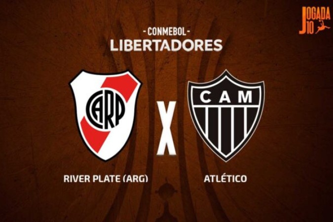 River Plate x Atlético, AO VIVO, com a Voz do Esporte, às 20h -  (crédito: Foto: Arte Jogada10)