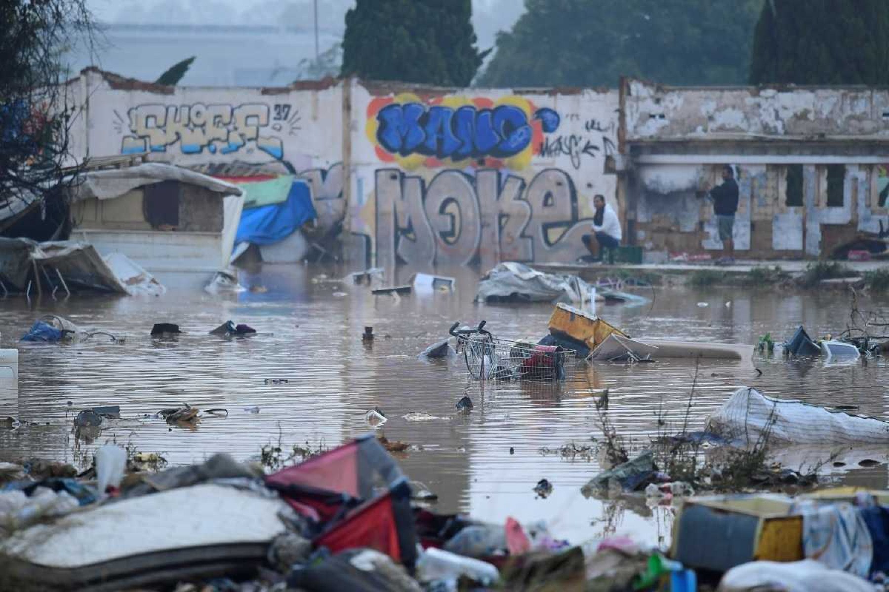 Enchentes em Valência deixaram pelo menos 60 mortos na manhã desta quarta-feira (30/10)      