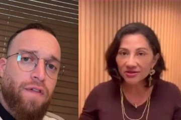 Os médicos Lucas Ferreira Mattos e Lana Tiani Almeida da Silva compartilharam desinformação sobre câncer de mama nas redes sociais -  (crédito: Reprodução/Redes sociais)