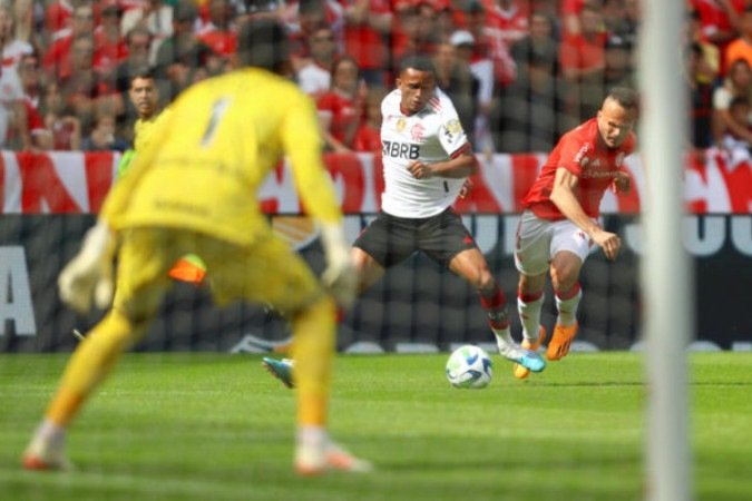 Jejum: jogo contra o Internacional tem ‘peso dois’ para o Flamengo -  (crédito: Foto: Marcelo Cortes/CRF)