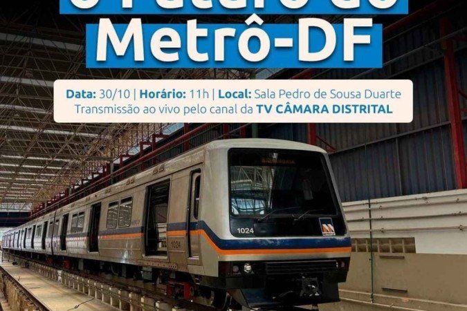 A reunião ocorrerá na CLDF, com início às 11h. Haverá transmissão pela TV Câmara Distrital - (crédito: Divulgação ) A reunião ocorrerá na CLDF, com início às 11h. Haverá transmissão pela TV Câmara Distrital - (crédito: Divulgação )