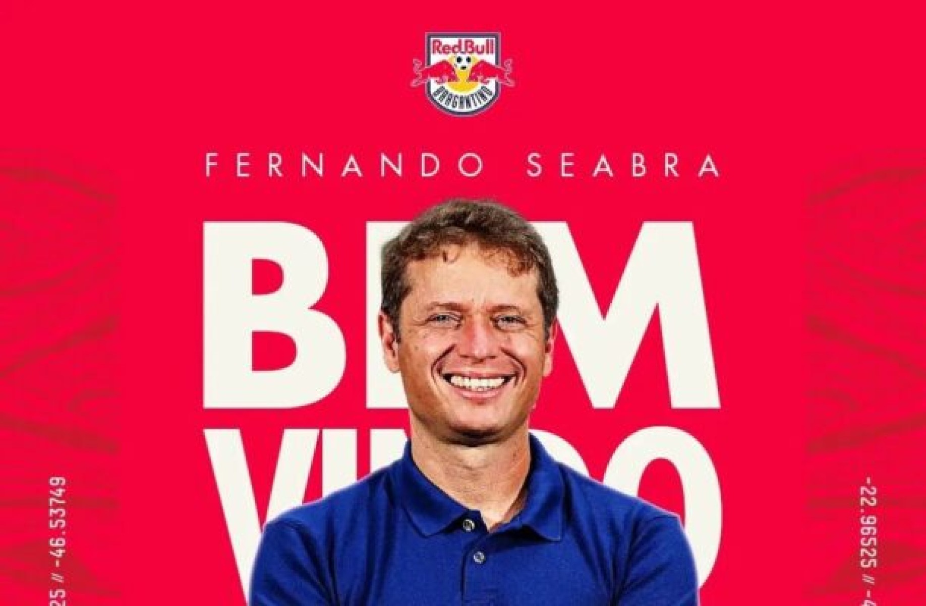 Bragantino anuncia a contratação de Fernando Seabra, ex-Cruzeiro