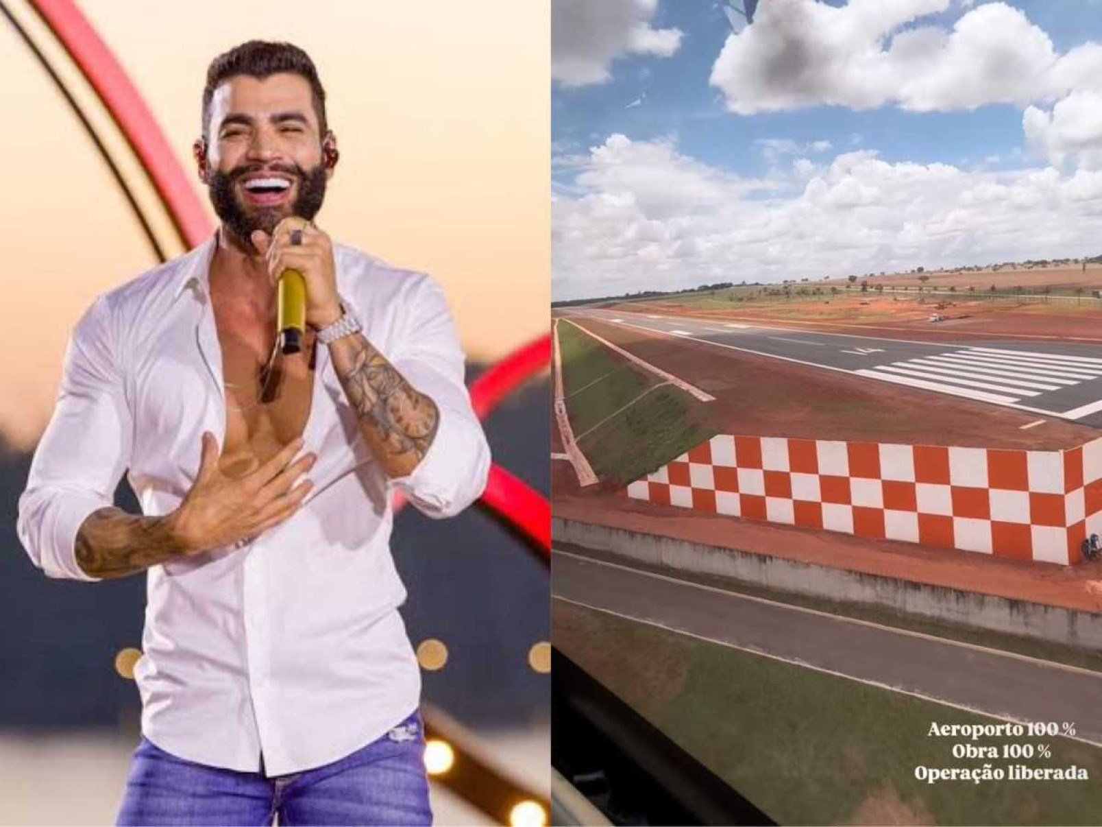 Gusttavo Lima inaugura seu próprio aeroporto
