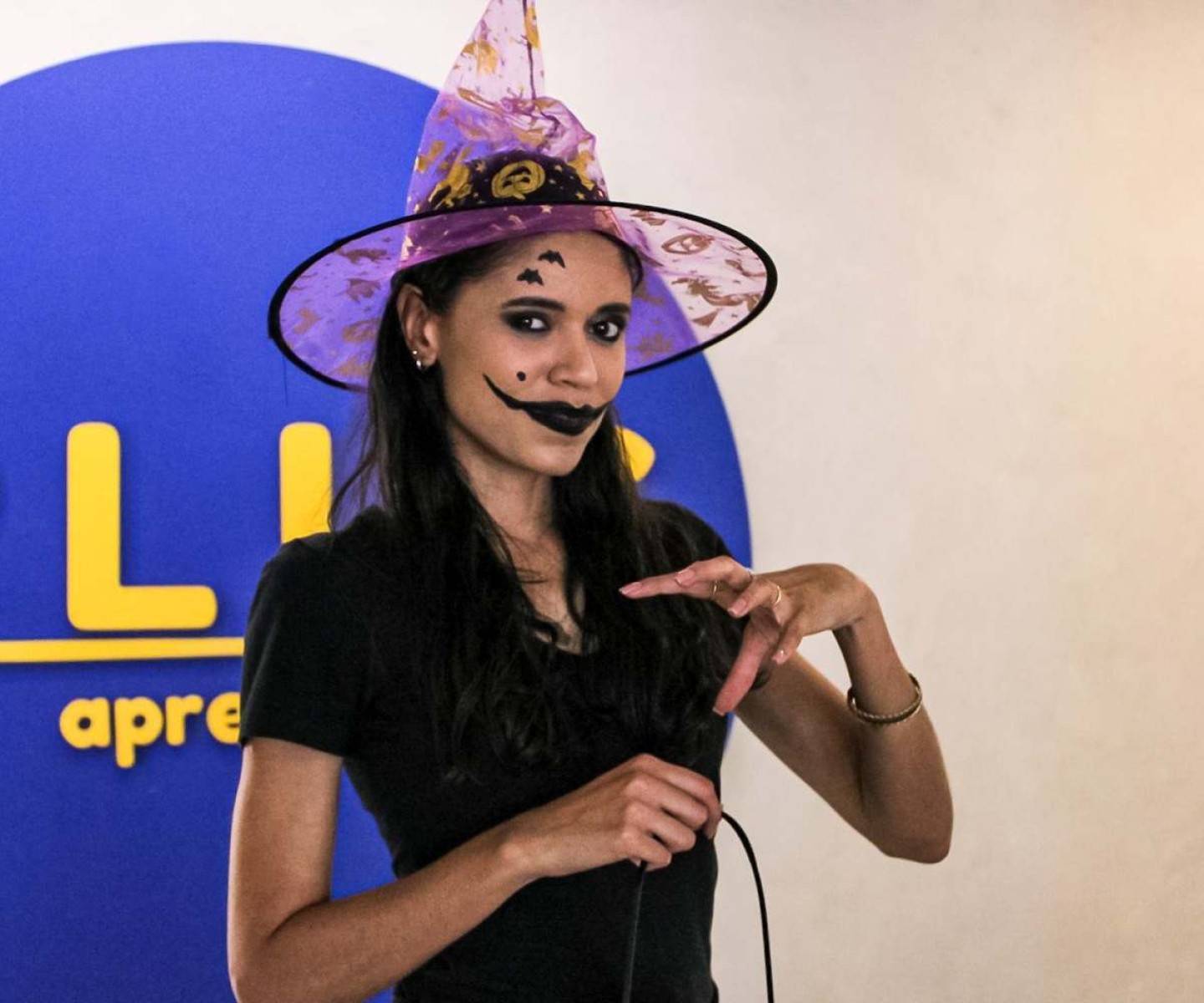 Vanine Barros, professora de química: fantasias de Halloween aliviaram a tensão pré-vestibular