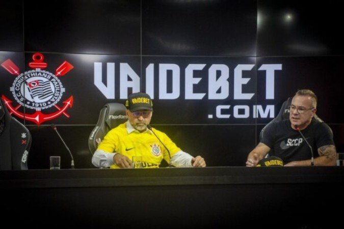 ‘VaideBet’ sofre acusações de tentativa de lavagem de dinheiro ao propor contrato de patrocínio com o Timão - (crédito: Foto: Rodrigo Coca/Agência Corinthians) ‘VaideBet’ sofre acusações de tentativa de lavagem de dinheiro ao propor contrato de patrocínio com o Timão - (crédito: Foto: Rodrigo Coca/Agência Corinthians)