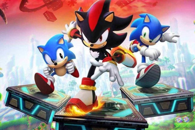 Sonic Generations x Shadow entrega a experiência de nostalgia e inovação -  (crédito: SEGA/Divulgação)