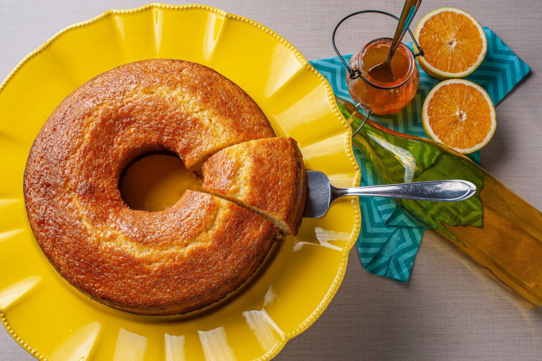 Bolo de laranja sem glúten (Imagem: flanovais | Shutterstock) -  (crédito: EdiCase)