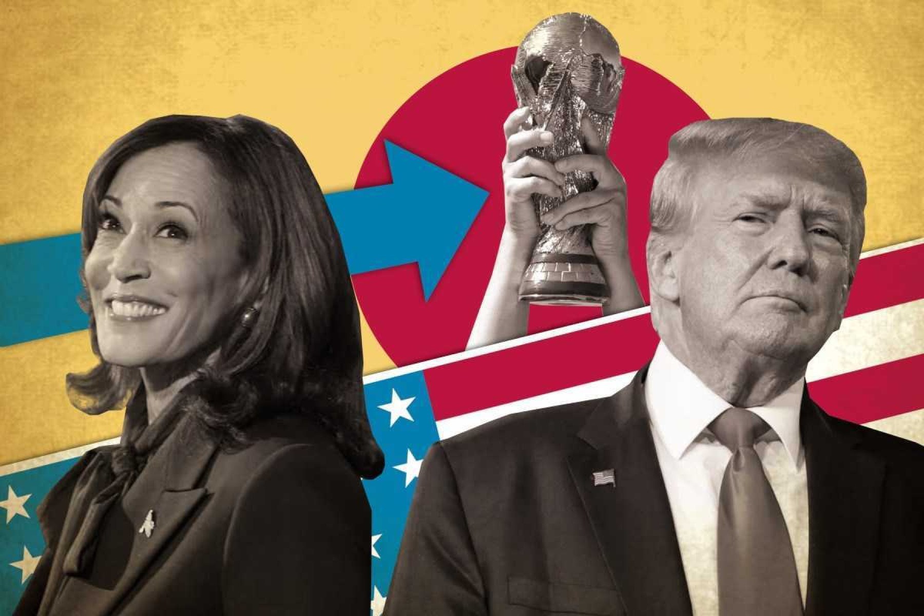 Kamala, Trump e a Copa 2026