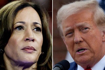 Kamala Harris e Donald Trump disputam presidência dos Estados Unidos  -  (crédito: Reuters)