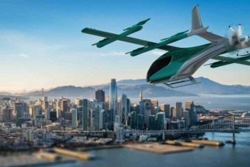 eVTOL, ou carro voador, deve chegar logo ao Brasil após portaria da Anac estabelecer critérios finais para produção e navegação no país -  (crédito: Divulgação/Eve Air Mobility)