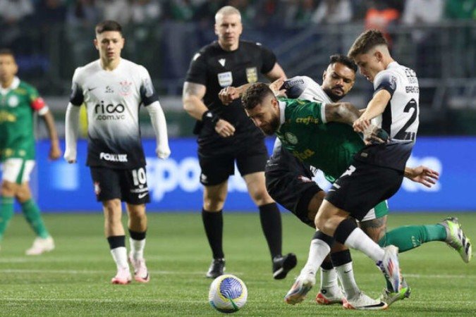 Timão não venceu nenhum de seus principais rivais em 2024 e tem duelo contra o Palmeiras como última oportunidade na temporada -  (crédito: Foto: Cesar Greco/Palmeiras)