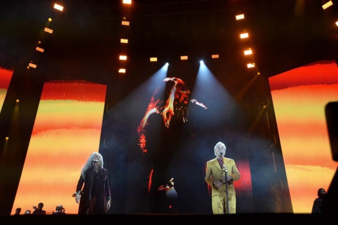 Caetano Veloso e Maria Bethania: show que celebra a sintonia fina entre os irmãos -  (crédito: Tulio Santos/EM/D.A.Press)