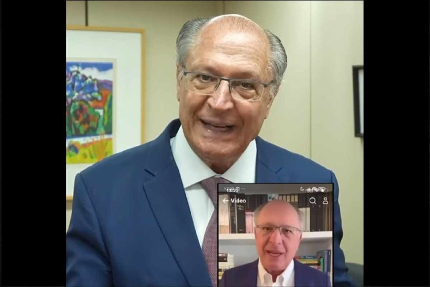 Alckmin faz alerta sobre vídeo falso com sua imagem para golpes