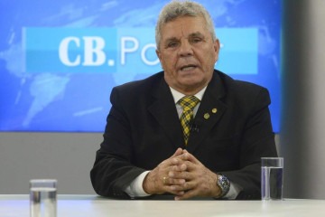 Alberto Fraga (PL) chamou a atenção para o crescimento do crime organizado transnacional no Brasil -  (crédito:  Marcelo Ferreira/CB/D.A Press)