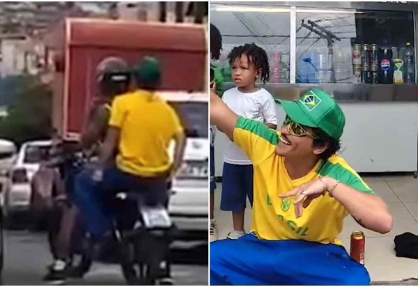 Bruno Mars chegou no Brasil há mais de um mês para fazer uma turnê que passou por cinco cidades -  (crédito: Reprodução/Redes sociais)