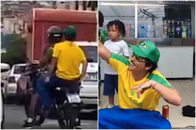 Bruno Mars chegou no Brasil há mais de um mês para fazer uma turnê que passou por cinco cidades -  (crédito: Reprodução/Redes sociais)