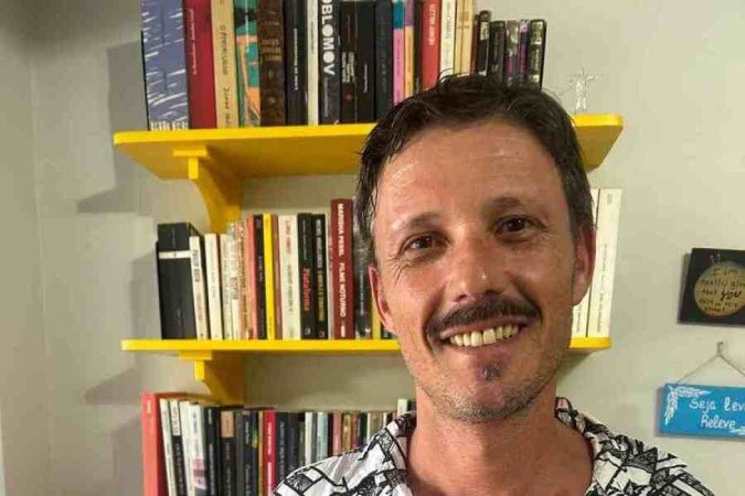  (imagem nova) André Cunha: a revelação da literatura ocorreu no ensino fundamental. -  (crédito:  Arquivo pessoal)