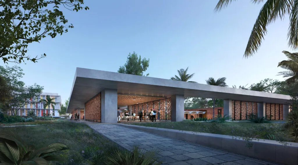 Imagens do projeto de construção da nova Embaixada dos Estados Unidos em Brasília -  (crédito: Divulgação/Embaixada dos EUA)