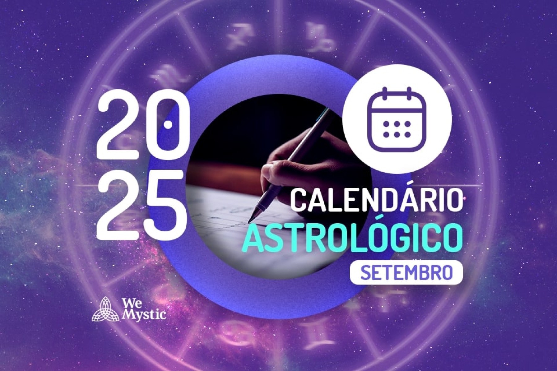 Calendário Astrológico Setembro de 2025 - Wemystic