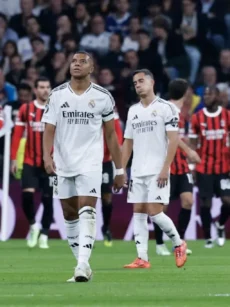 Real Madrid tropeça diante do Milan e perde a segunda na Champions League -  (crédito: No Ataque Internacional)