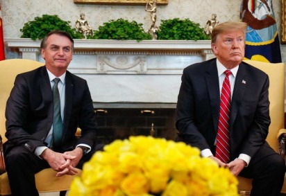 Bolsonaro foi convidado para a posse presidencial de Trump  -  (crédito: Foto: Alan Santos/PR)