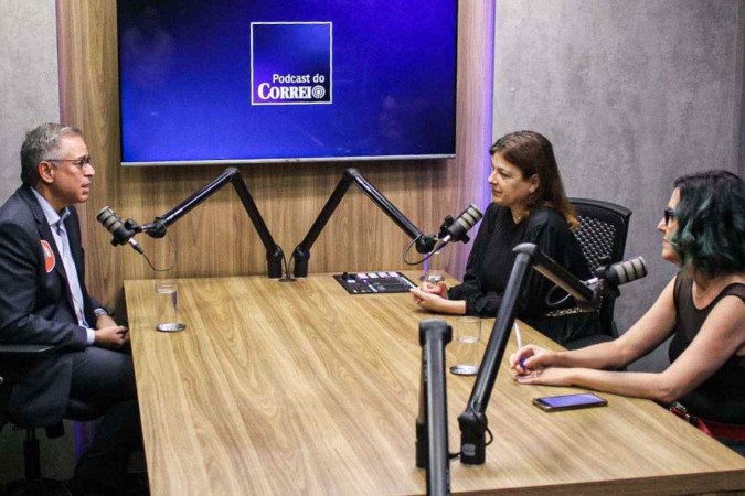 Podcast do Correio. Entrevista com Paulo Maurício, o Poli. Na Bancada: Ana Maria Campos e Adriana Bernardes.
     -  (crédito:  Kayo Magalhães/CB/D.A Press)