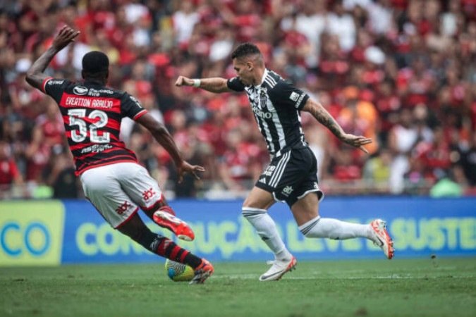 Equipes se enfrentam, neste domingo, às 16h, na Arena MRV, pela final da competição. Rubro-Negro tem vantagem no placar -  (crédito: Foto: Pedro Souza / Atlético MG)