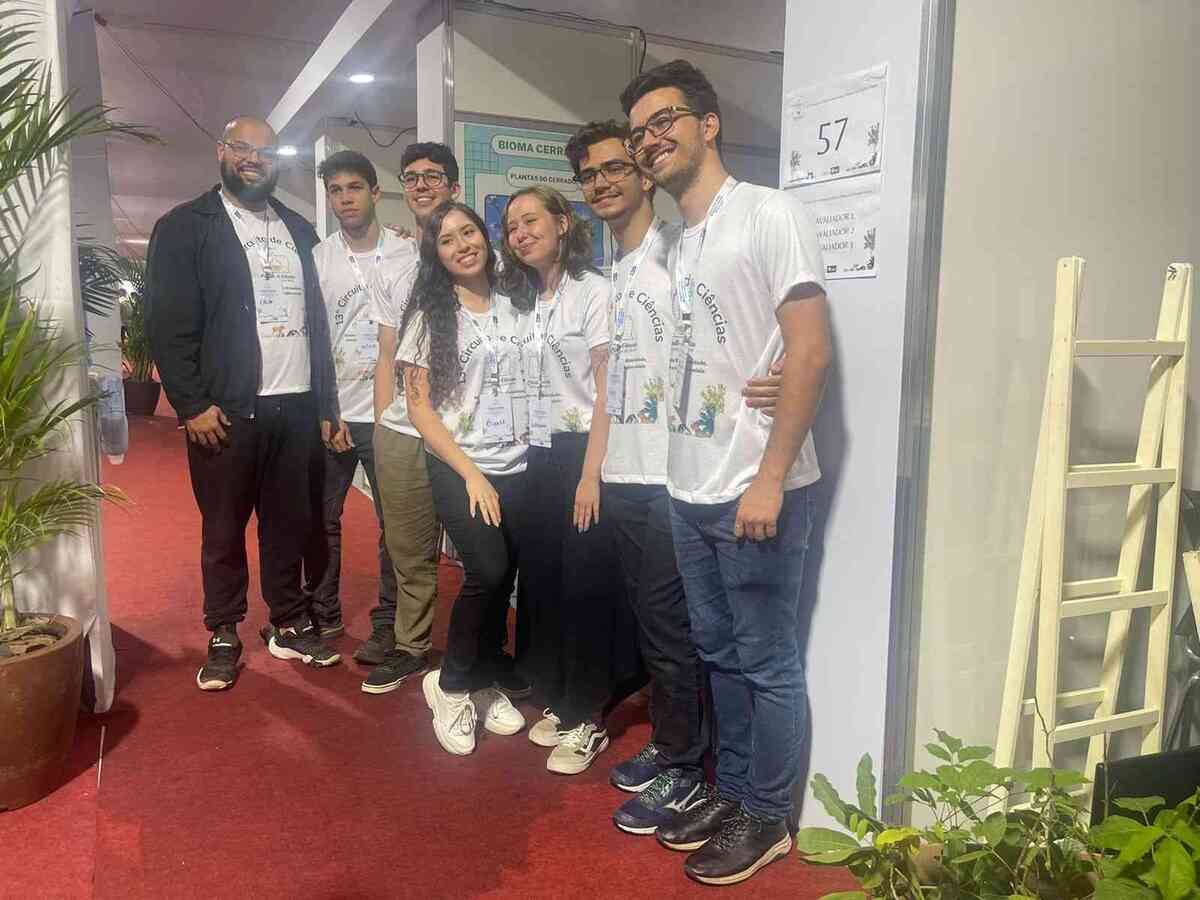 Estudantes do CEM 01 de Sobradinho na SNCT.