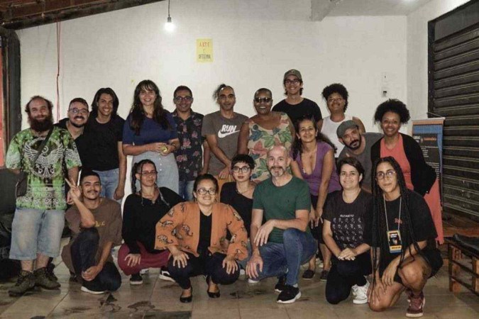 Turma Residência Artística Libras em Cena -  (crédito: Libras em Cena/Divulgação)